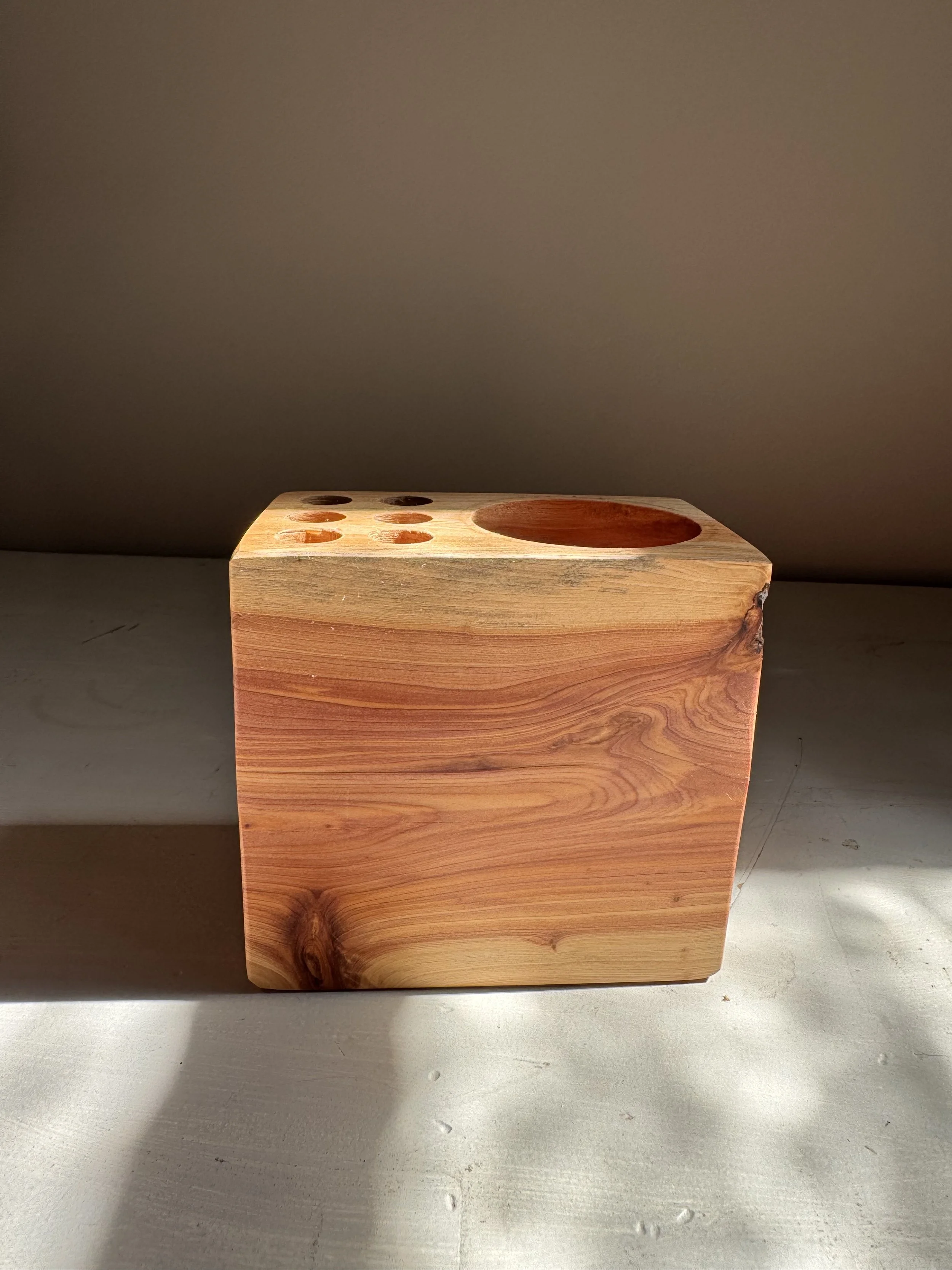 Aromatic Cedar Desk Caddy, $48