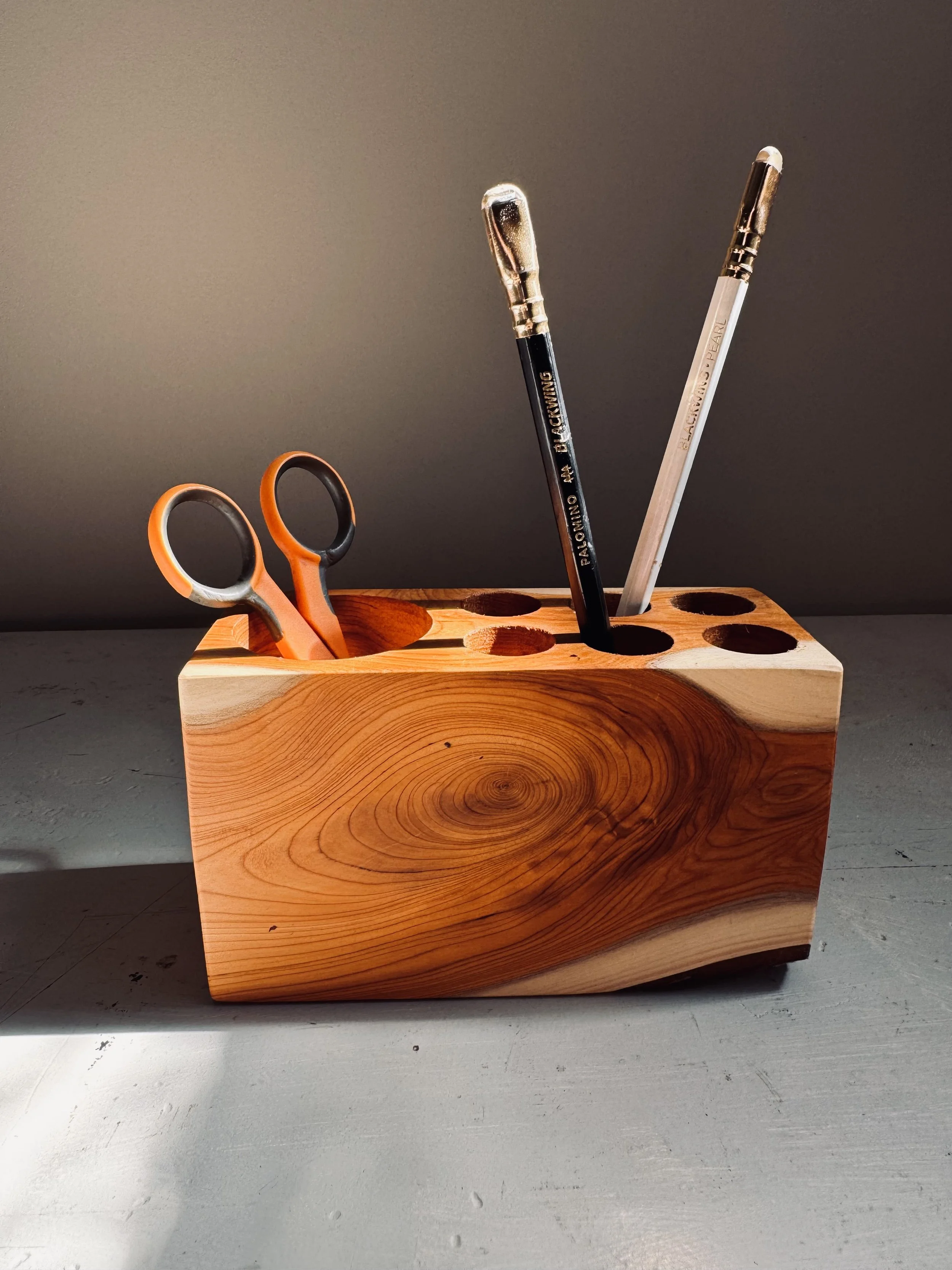 Japanese Yew Desk Caddy (Tyler Arboretum), $64