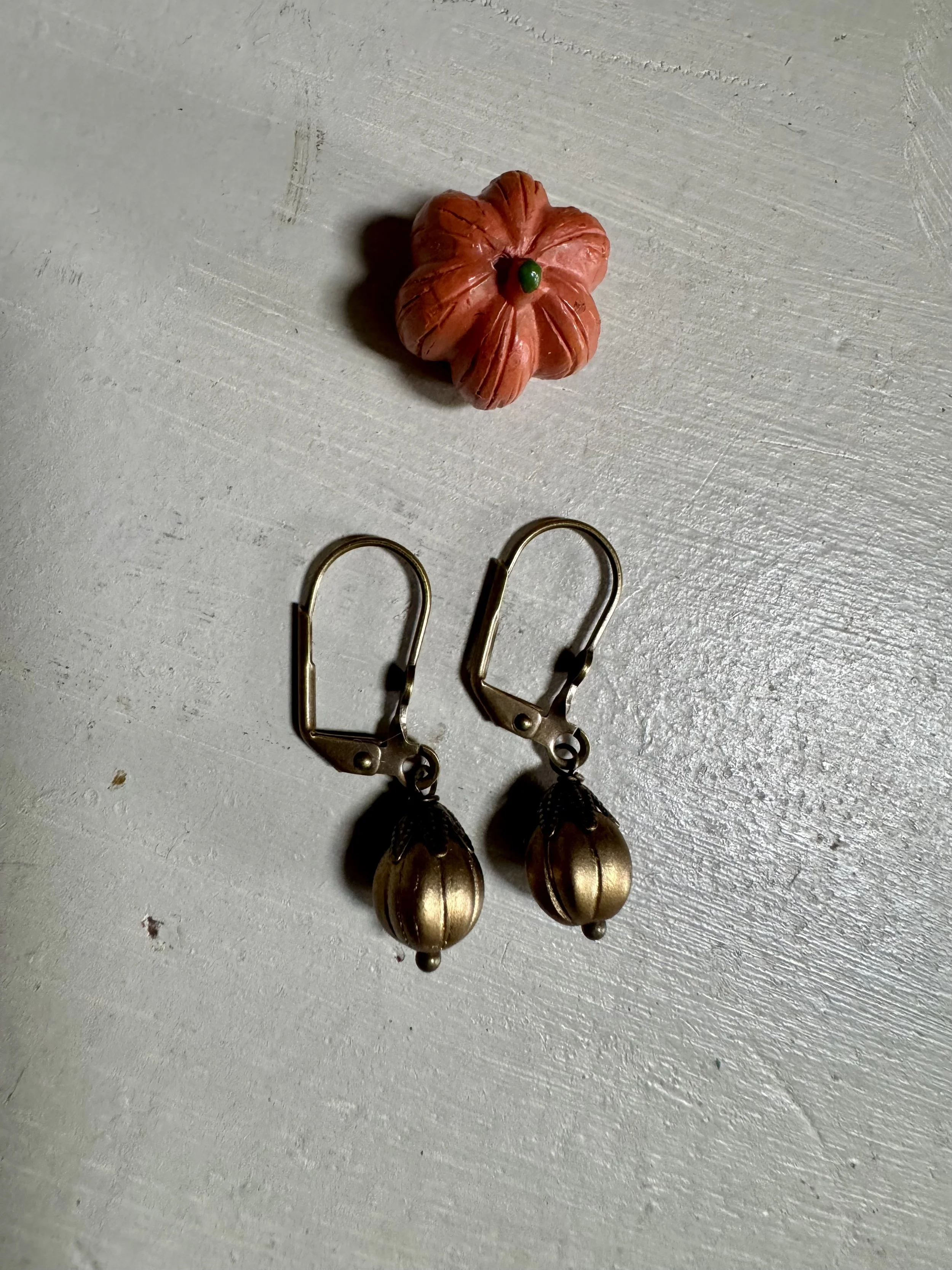 Pumpkin Earrings
