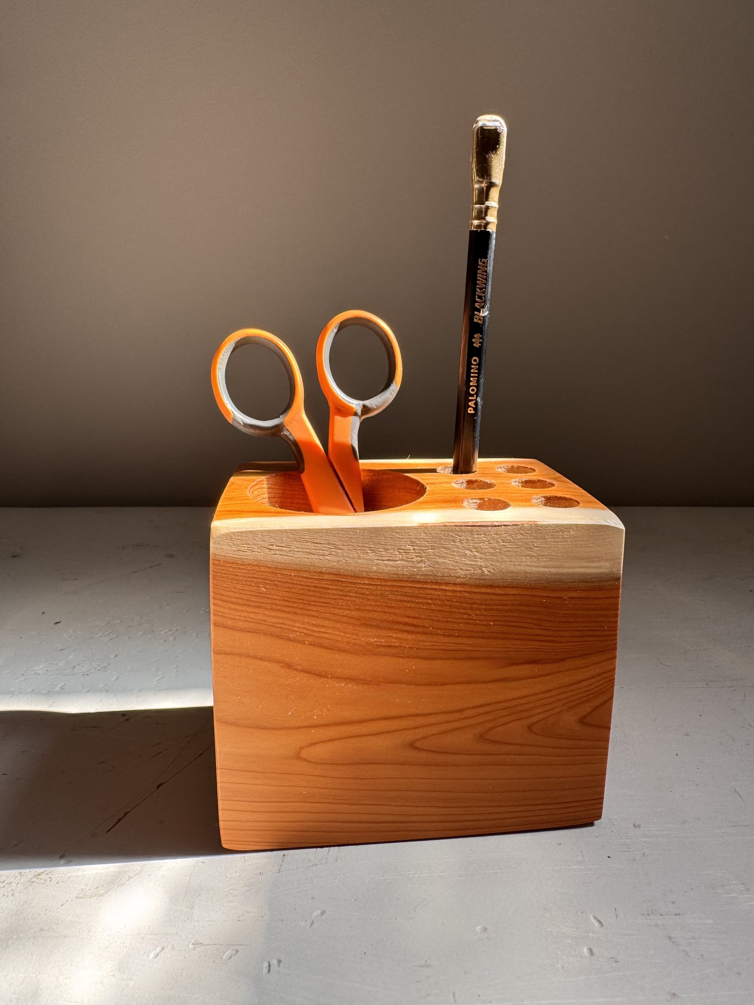 Japanese Yew Desk Caddy (Tyler Arboretum), $48