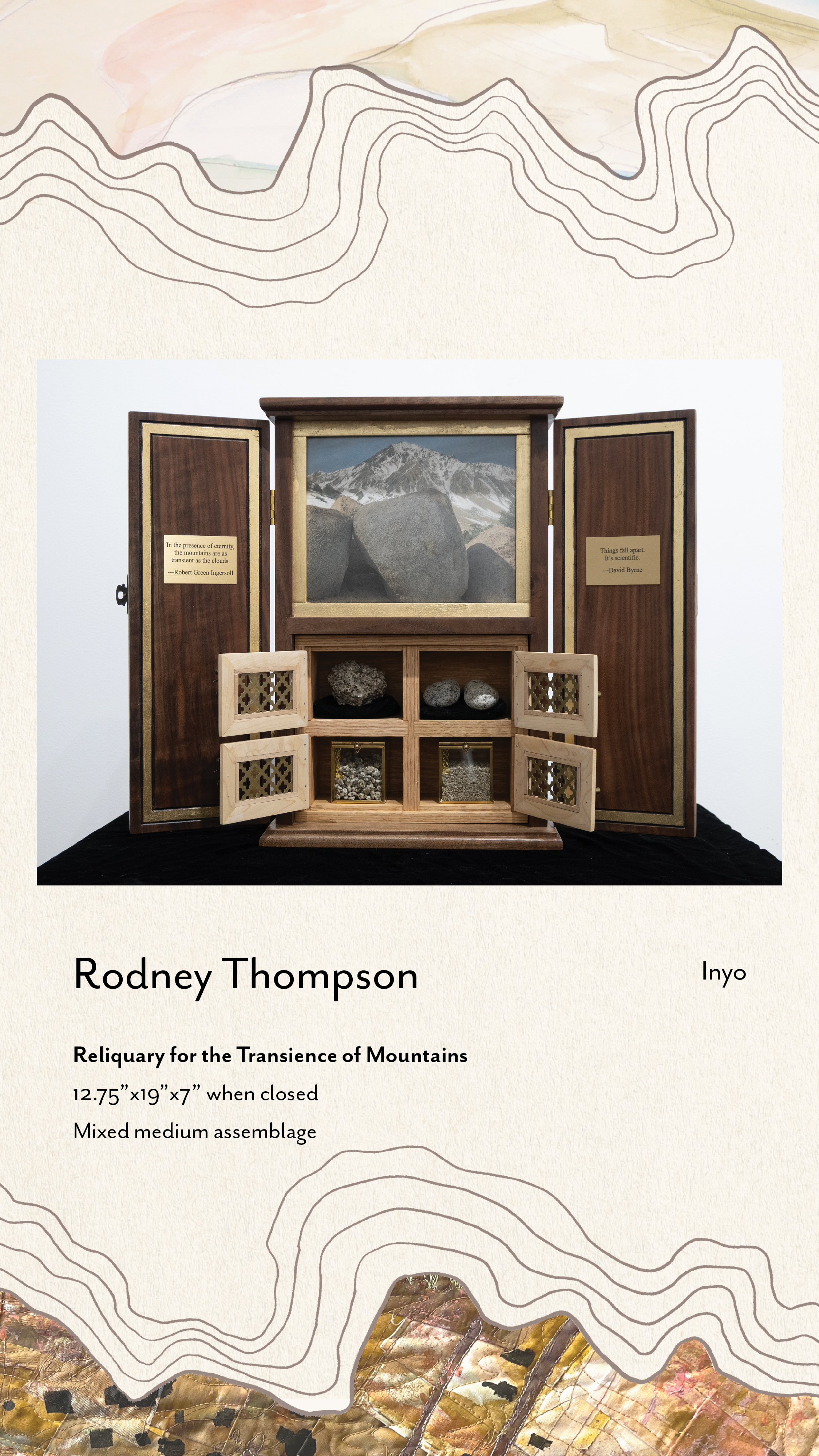 "Reliquary for the Transience of Mountains" by Rodney Thompson (Inyo)