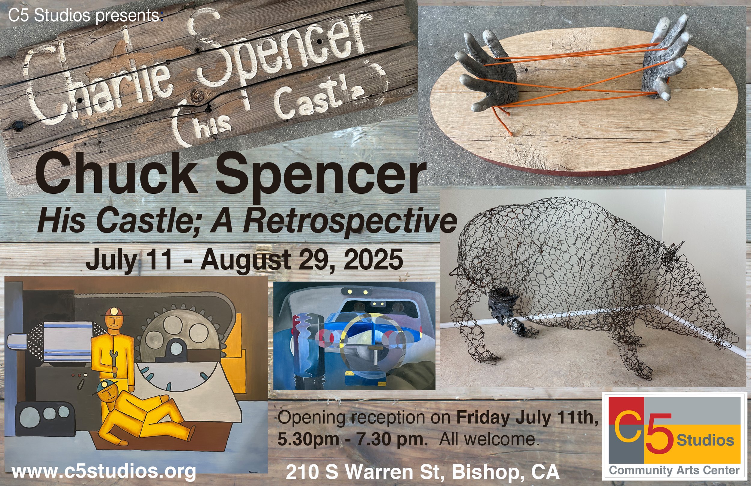 Show Opening: CHUCK SPENCER: His Castle; A Retrospective
