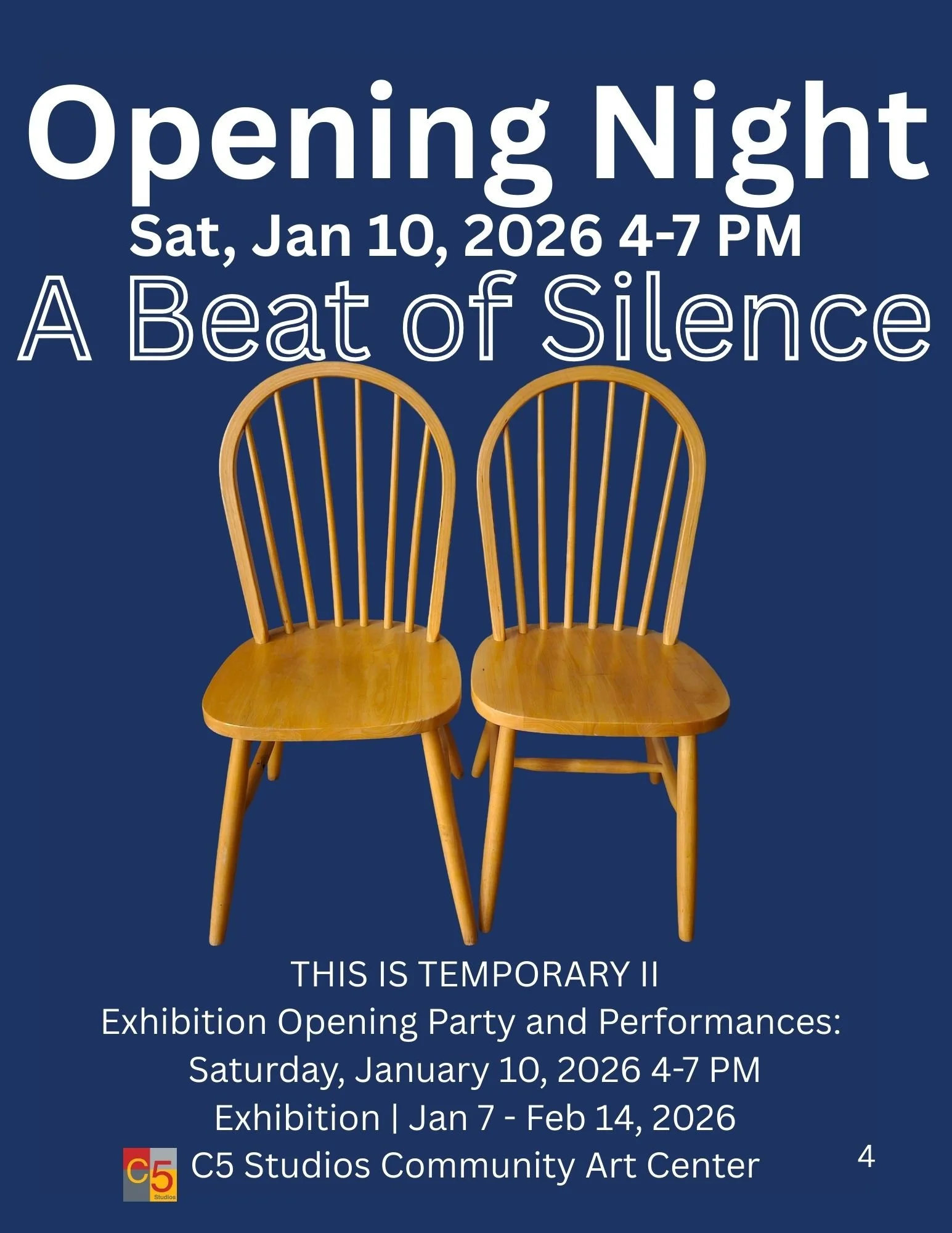 Gallery Show Opening: This is Temporary II A Beat of Silence