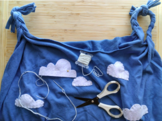 Making Reusable Bags from Old T-Shirts with Marijke