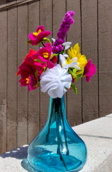 Adult Summer Art Camp! Make Your Own Felt Flower Bouquet with Marijke