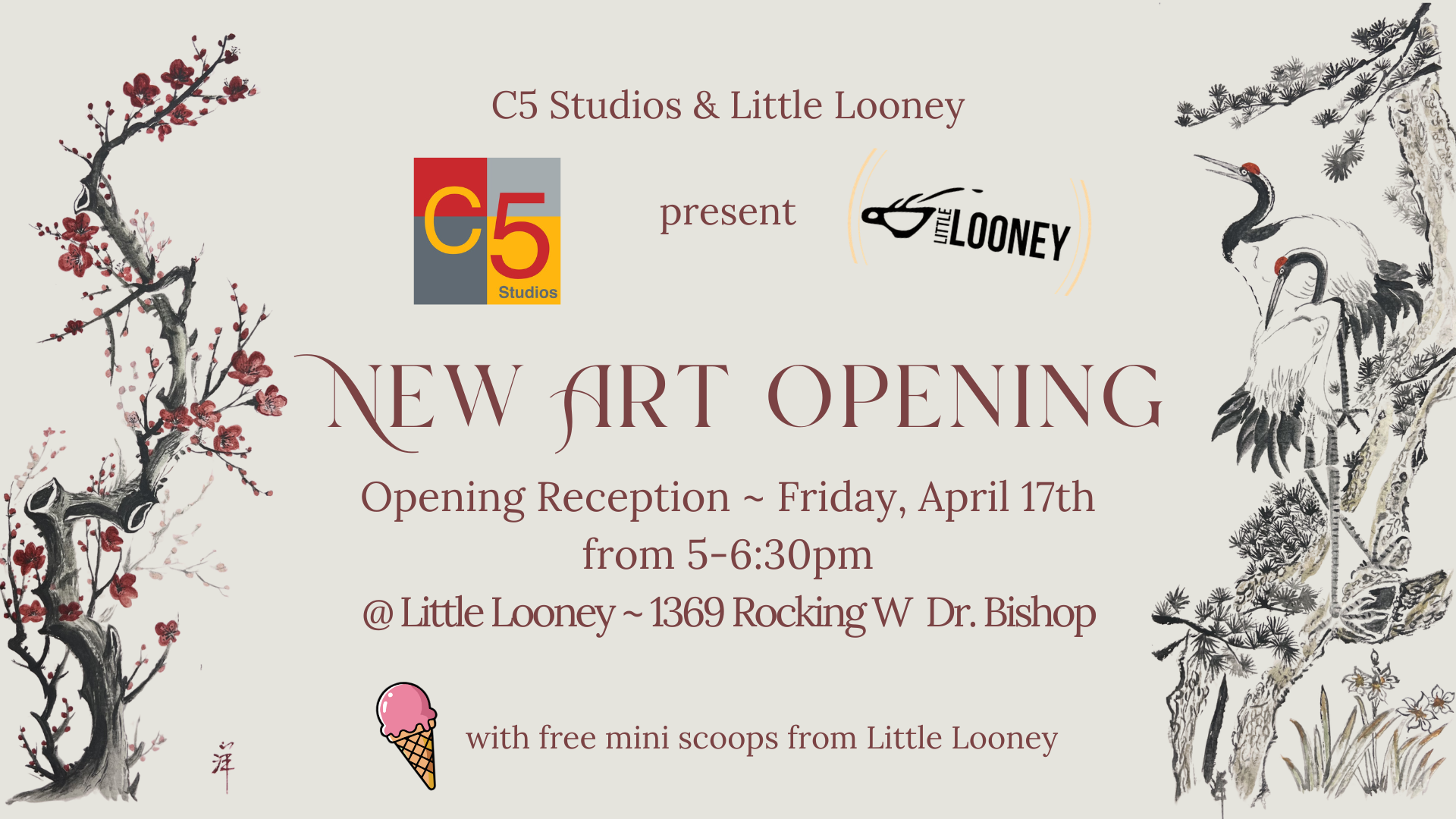 New Art Opening at Little Looney