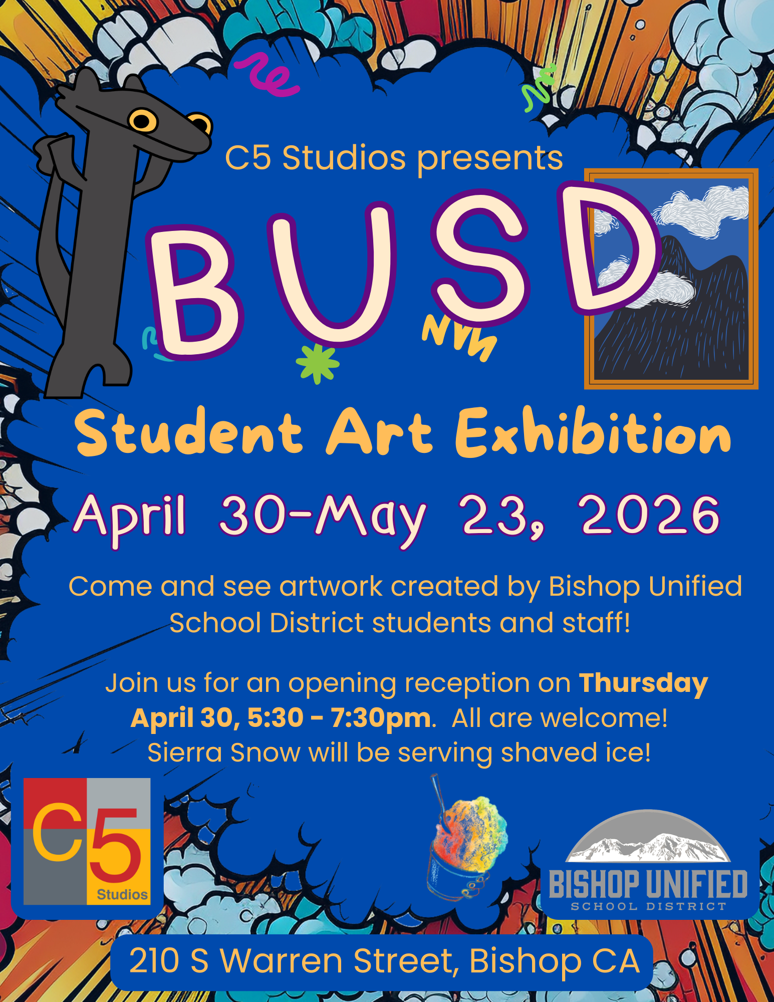 BUSD Student Art Exhibition - Opening Reception