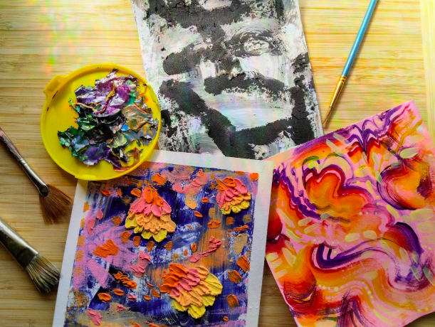 Painting with Texture - Acrylic Paint Lab with Marijke