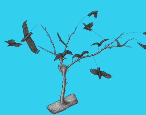 Dynamic Bird Sculptures with Dennis and Marijke