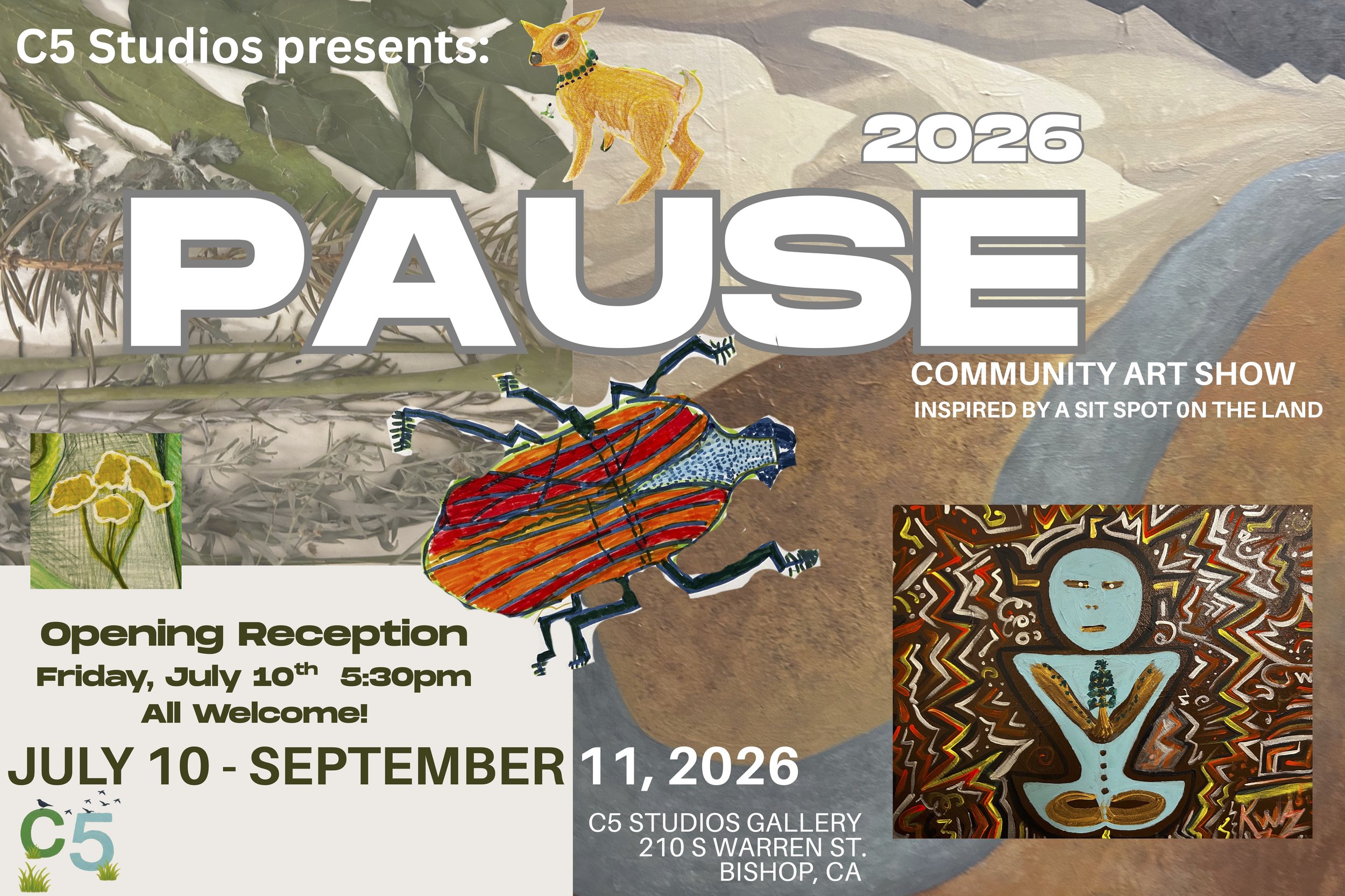 Opening reception:  PAUSE:  A Community Show
