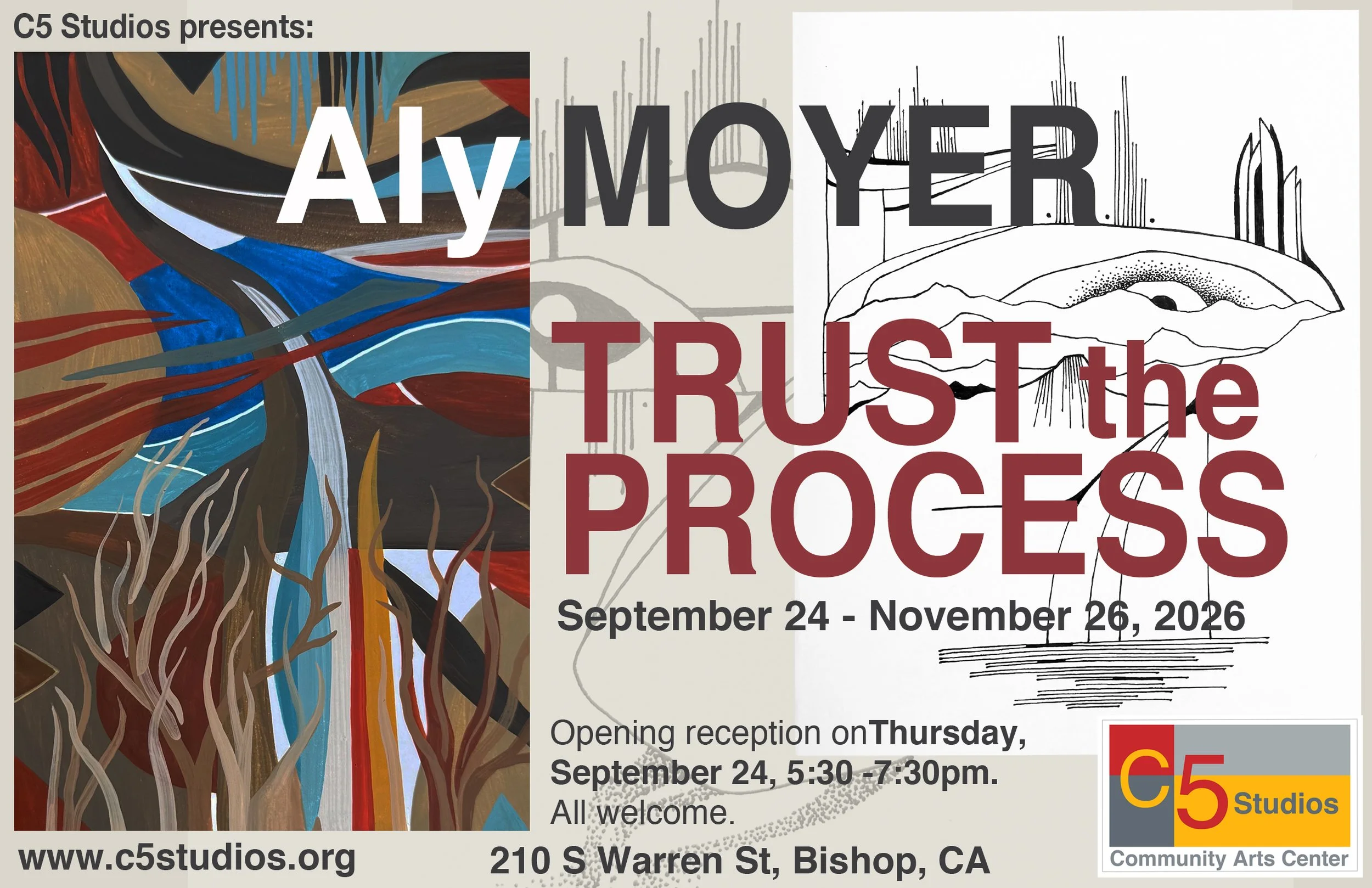 Opening reception of Aly Moyer: Trust the Process