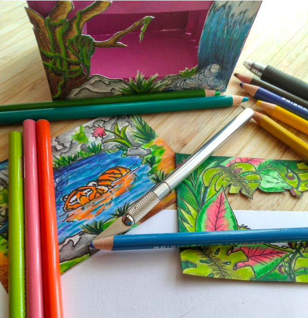 Make Your Own Tunnel Book - A 3D Diorama workshop
