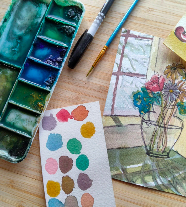 Basic Color Theory through Watercolors