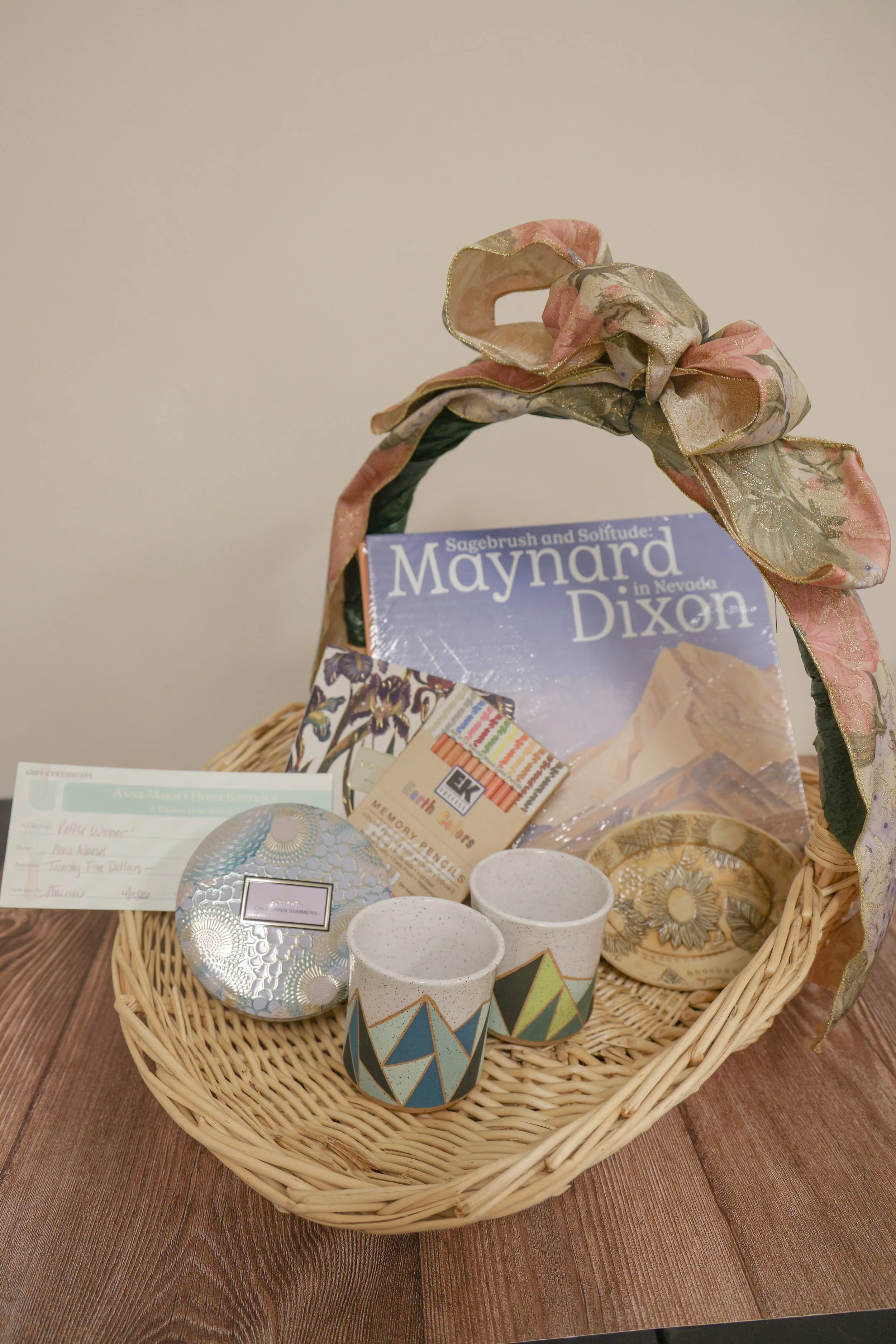 Art Fundraiser Raffle Basket