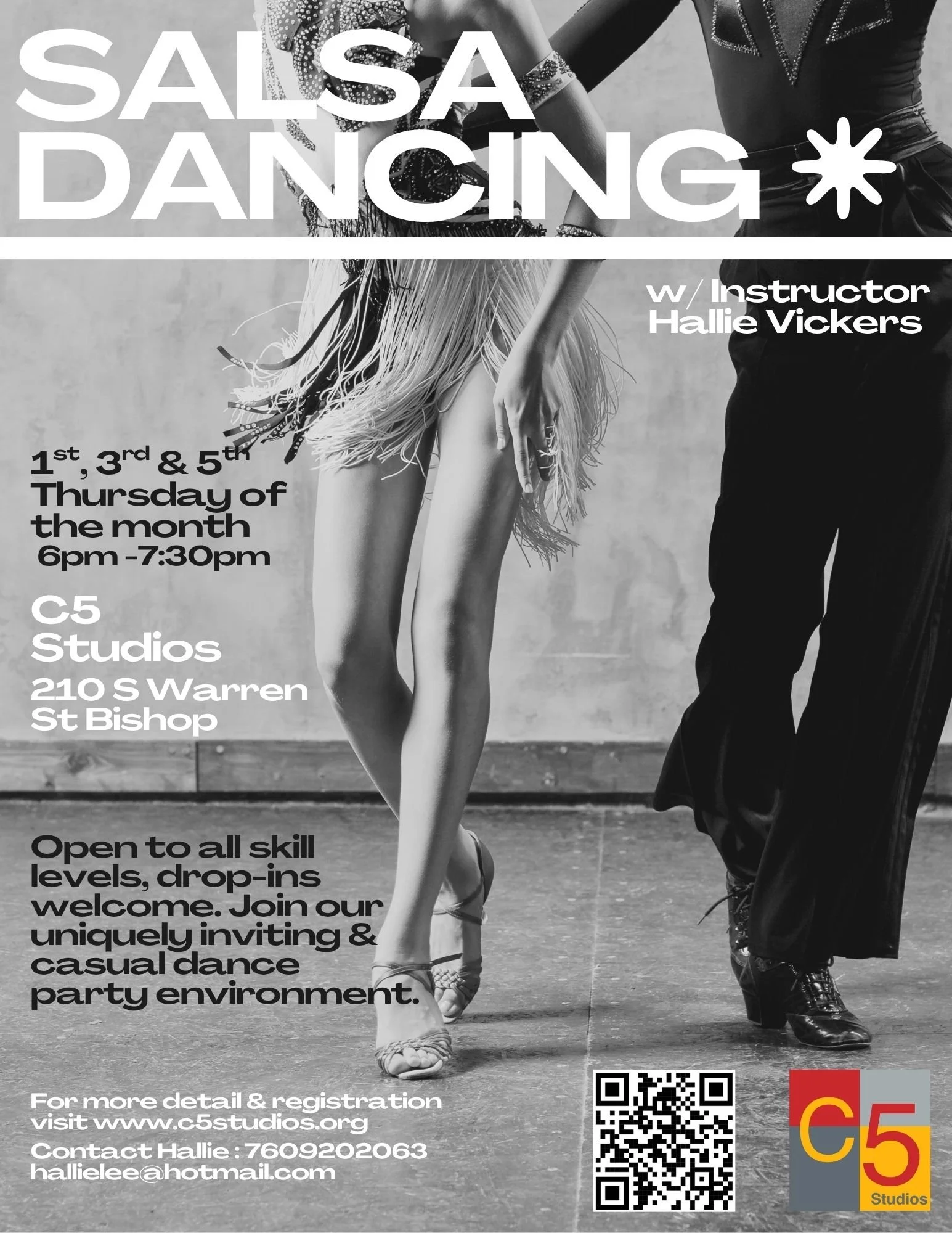 Salsa Dance Classes with Hallie — C5 Studios Community Arts Center