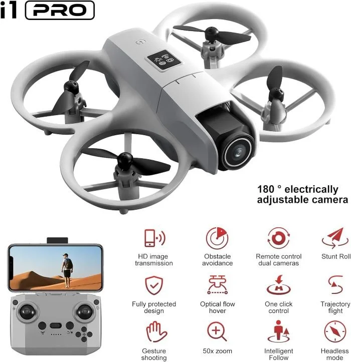i1 pro mini drone with wifi hd camera obstacle avoidance remote buy online Beirut Lebanon.jpg