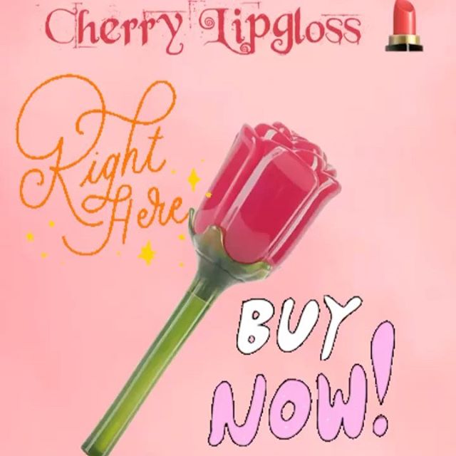 🌸✨For your lovely, flower-like lips.✨🌸💄 🌹A flower for another flower.🌹. ✨✨You can find this beautiful lipstick flower  and our website Www.Marvellashesbeauty.com