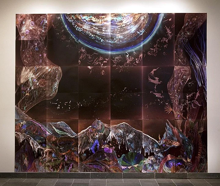 Sea Vents and the Star Moon , 10' x 12', c-prints (2009)