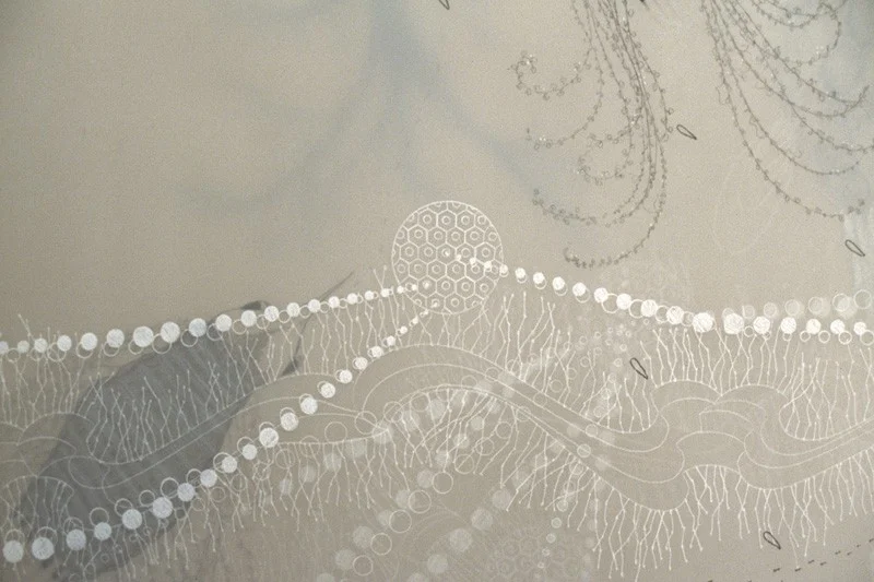 detail of Spasmicosmic Milk Bubbles