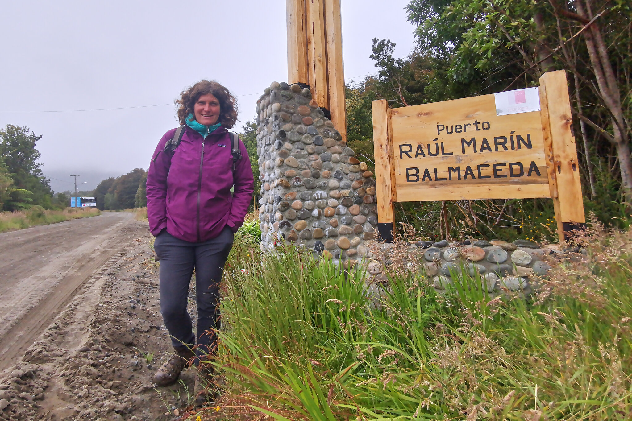 Arriving at Balmaceda