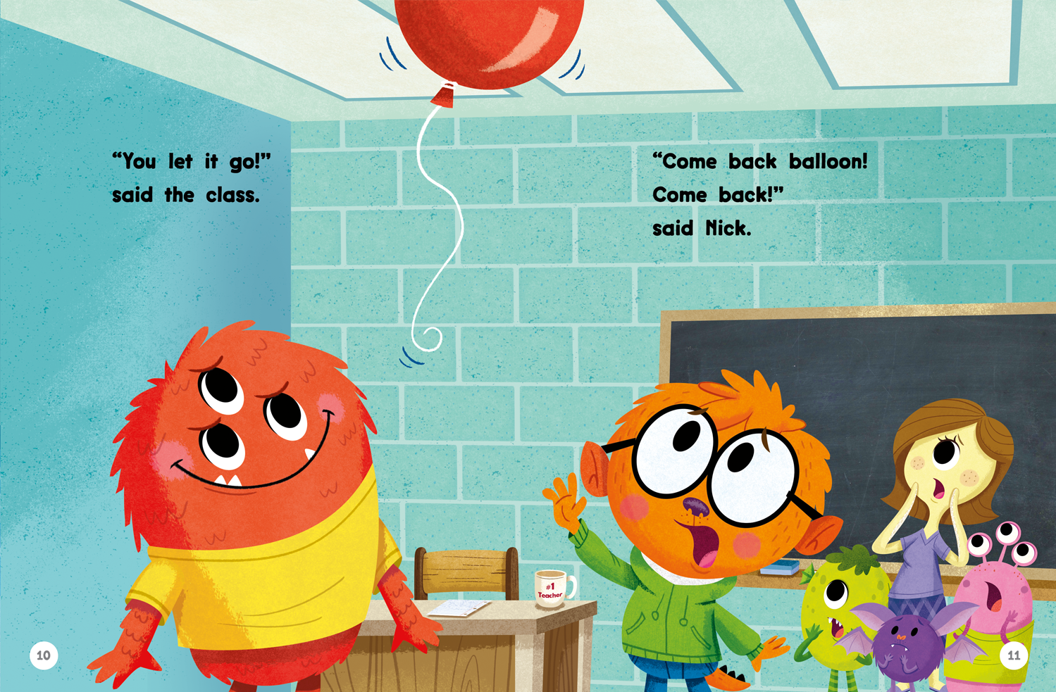 Monster Balloon Pages 10 - 11