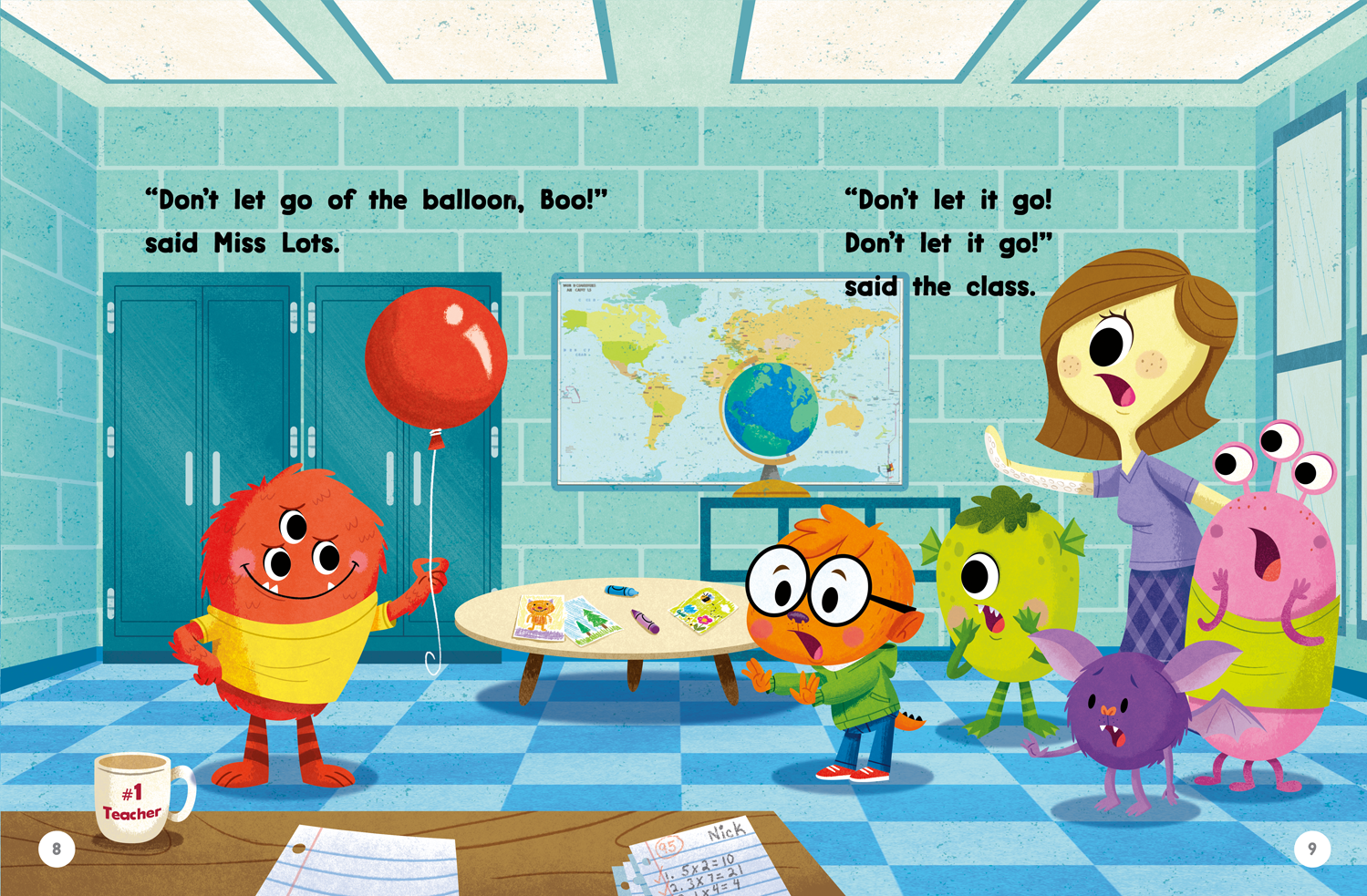 Monster Balloon Pages 8 - 9