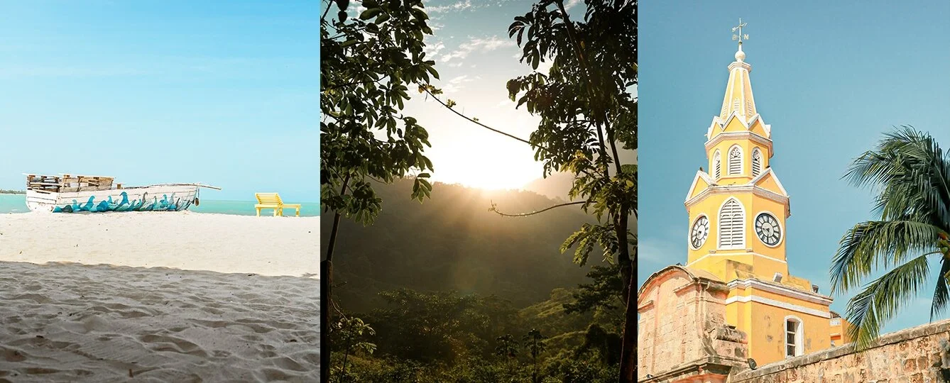 Colombia coast landscape