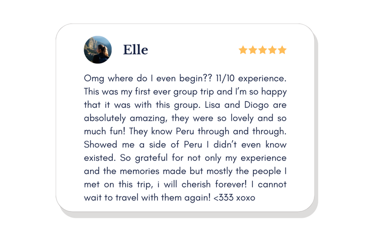 Traveller review on Trustpilot