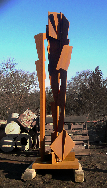 Joel Perlman Metal Sculpture | "Sky Rider", 1986