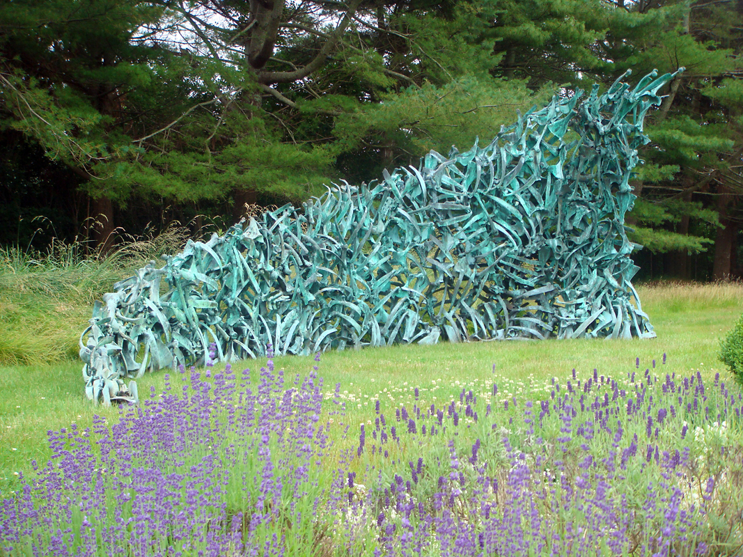 Steve Tobin Sculpture - Bone Wall.JPG