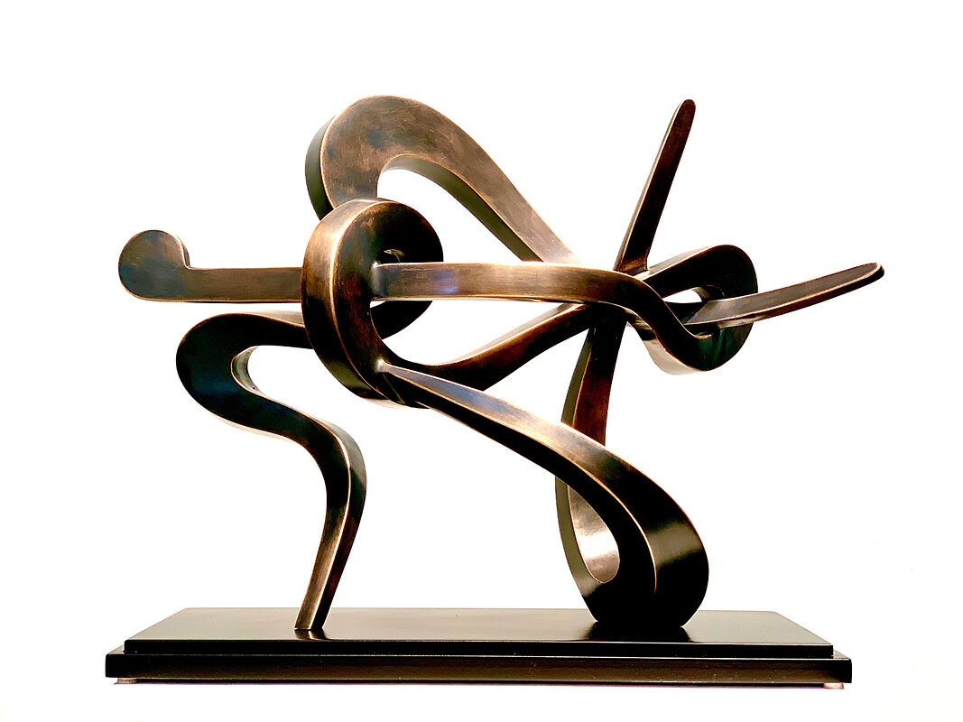 Kevin Barrett Sculpture | "Midnight Ride" (maquette), 2020