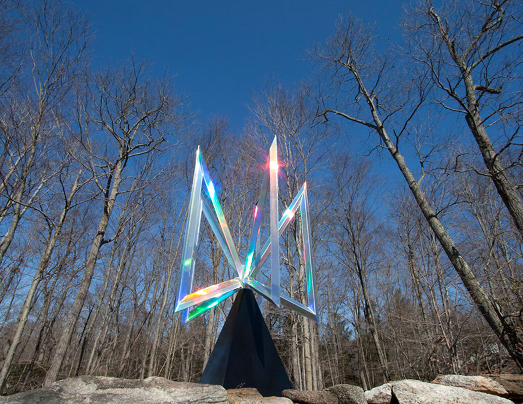 "Pulsar" - Abstract Kinetic Sculpture by Robert Perless