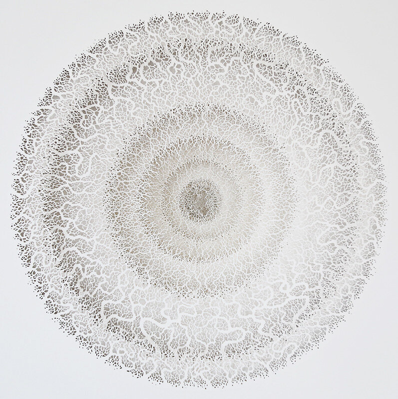 Rogan Brown Paper Sculpture - Portal, 2015