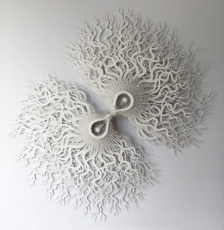 Rogan Brown Paper Sculpture - Cytokinesis Glial Variation