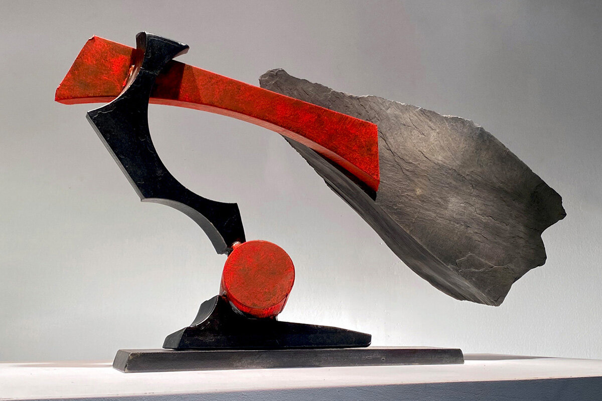 John Van Alstine Sculpture | "Lunge 2-20", 2020