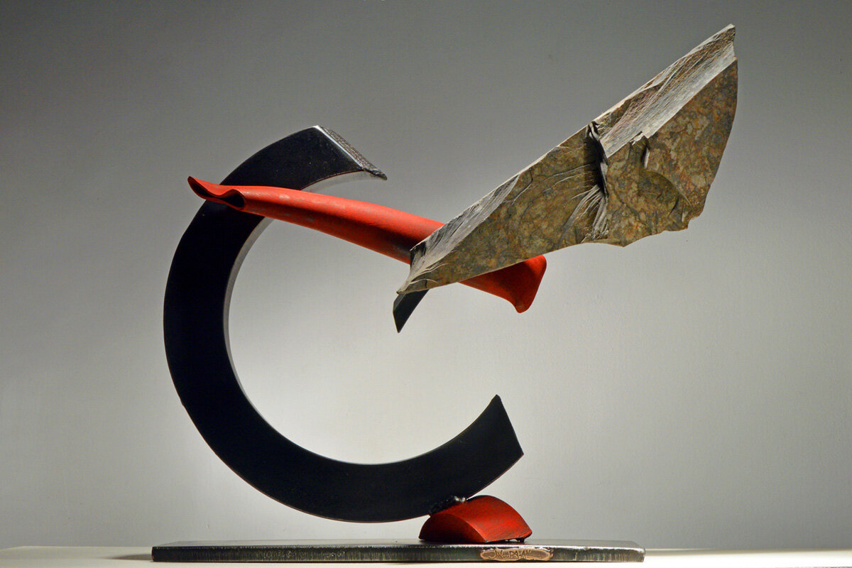 John Van Alstine Sculpture | "Kickback V", 2018