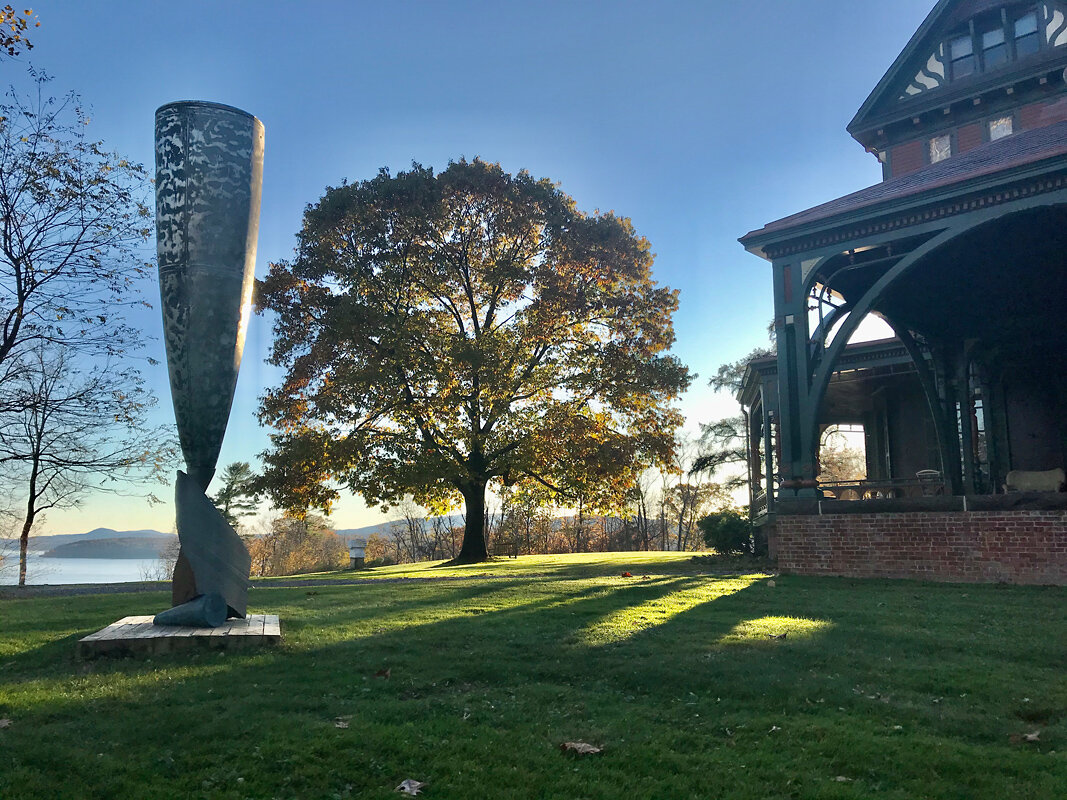 "Chalice" - Metal and Stone Sculpture by John Van Alstine