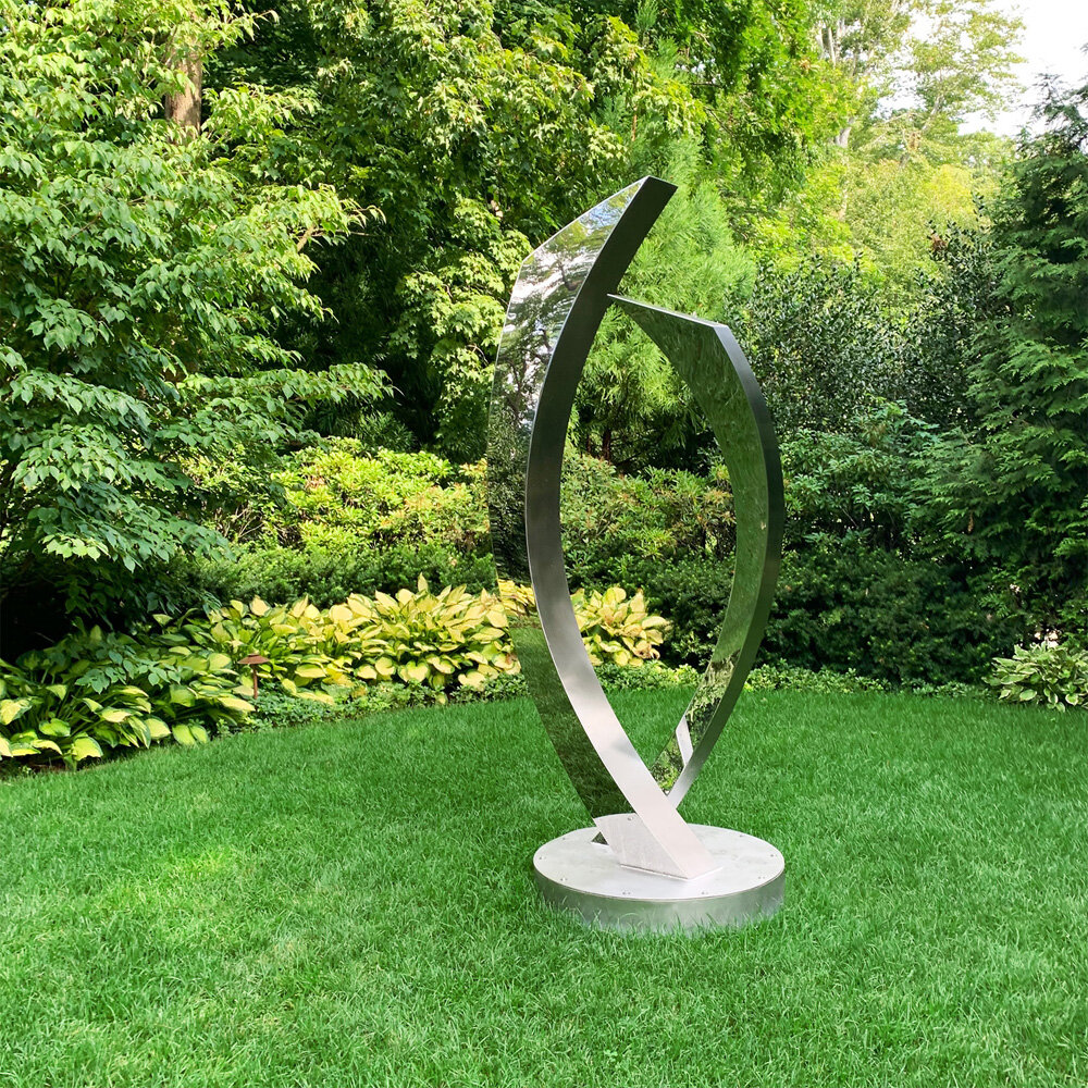 "Emerging" Abstract Metal Sculpture by Thomas Ramey