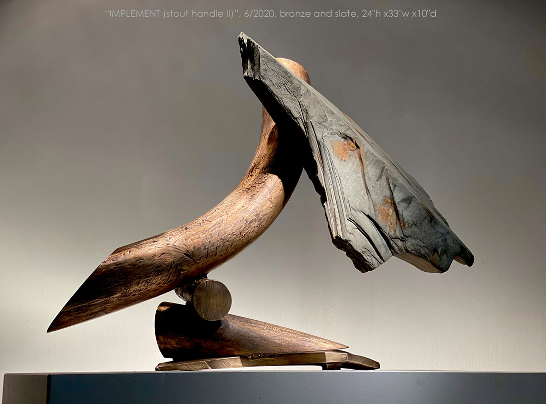 John Van Alstine Sculpture | "Implement (stout handle II)", 2020