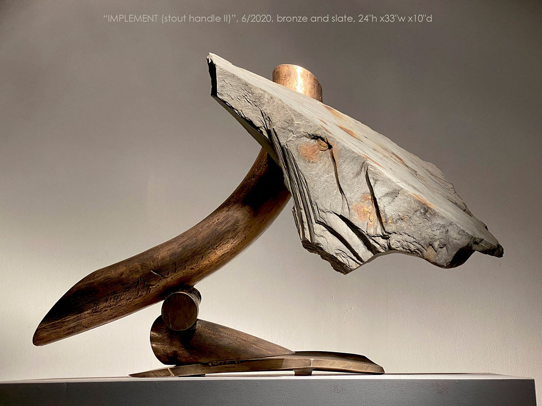 John Van Alstine Sculpture | "Implement (stout handle II)", 2020