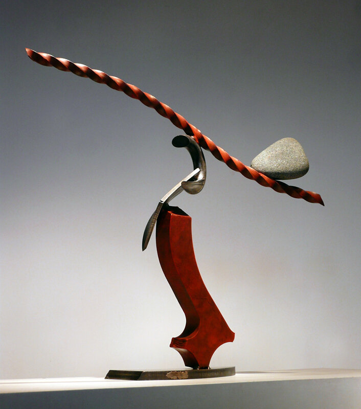 John Van Alstine Sculpture | "Funambulist", 2014