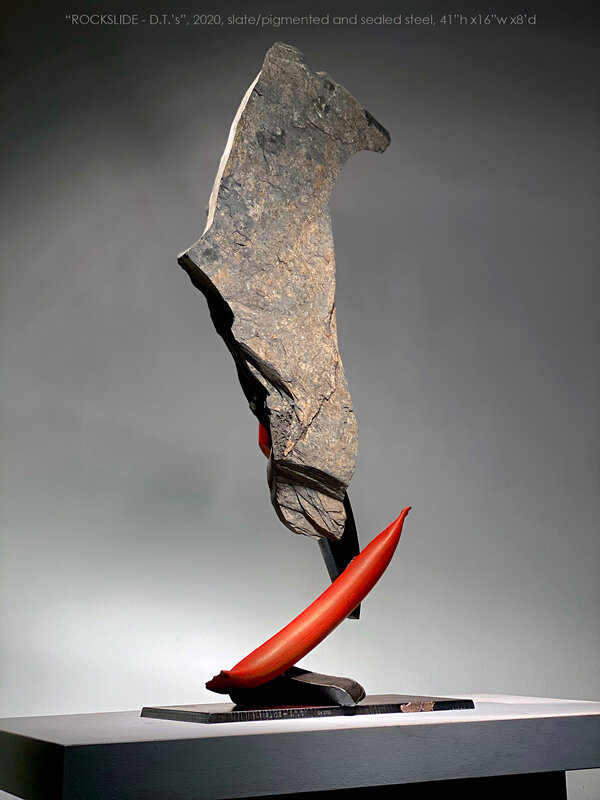 John Van Alstine Sculpture | "Rockslide D.T.'s", 2020