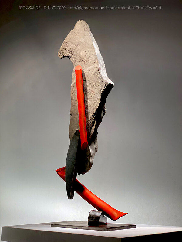 John Van Alstine Sculpture | "Rockslide D.T.'s", 2020