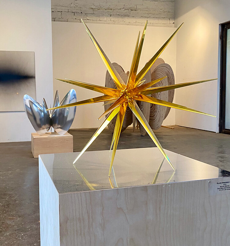 Norman Mooney Sculpture | "Glass Windseed", 2019