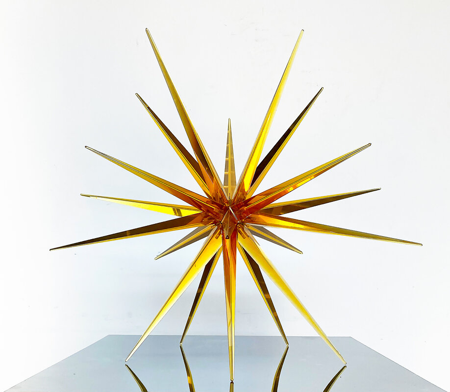 Norman Mooney Sculpture | "Glass Windseed", 2019