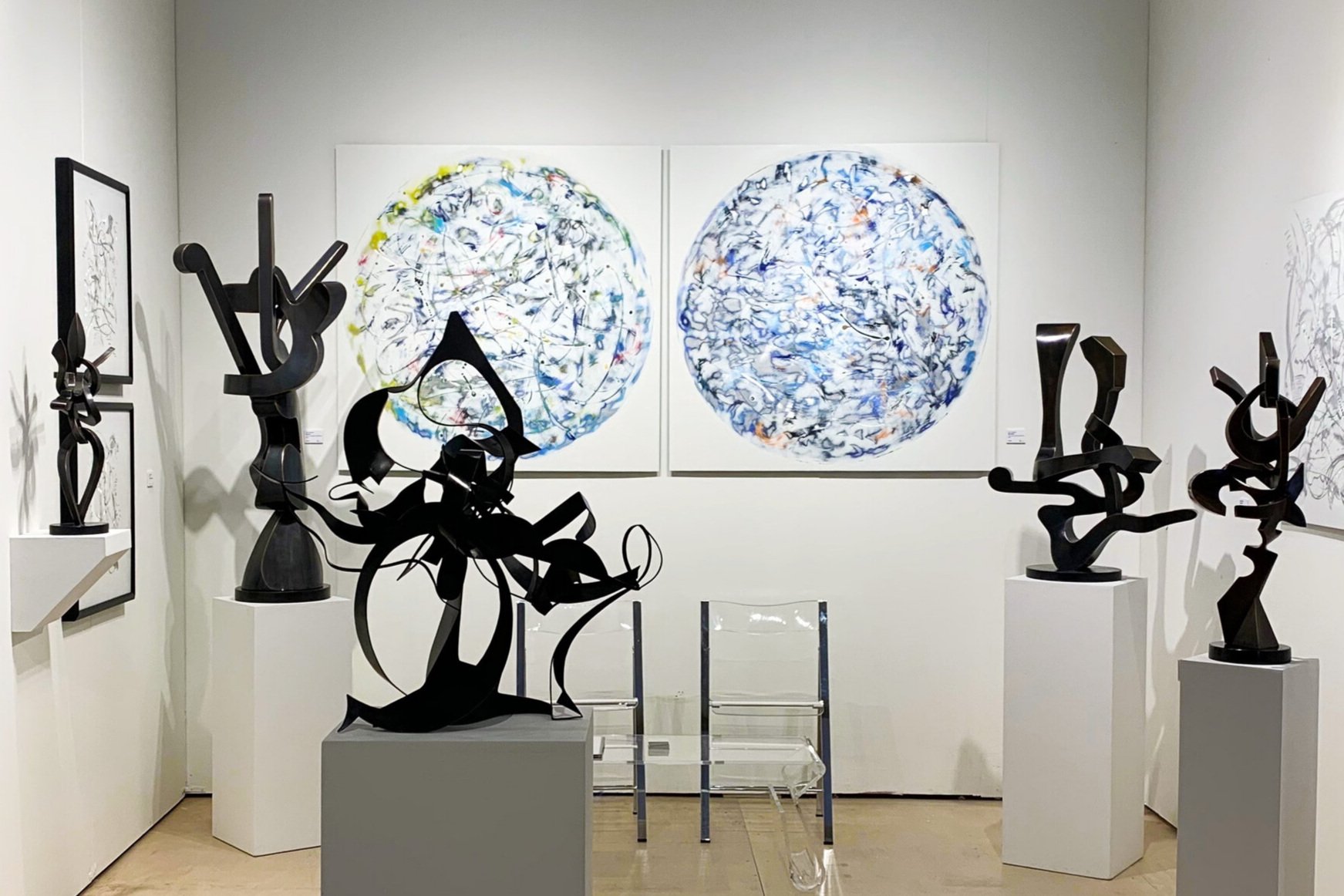 Sculpture & Painting by Kevin Barrett @ Market Art + Design , 2019