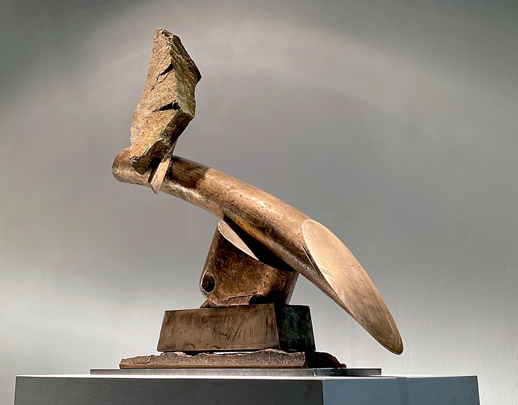John Van Alstine Sculpture | "Fleche (diagonally down)", 2020