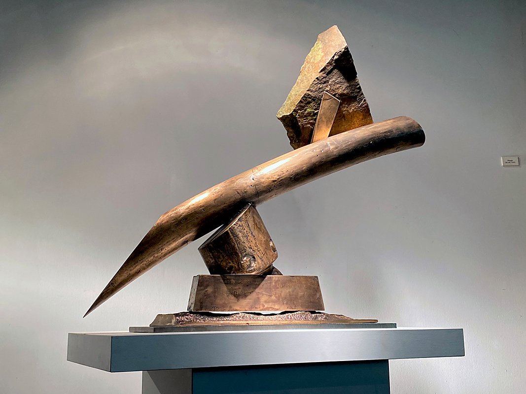 John Van Alstine Sculpture | "Fleche (diagonally down)", 2020