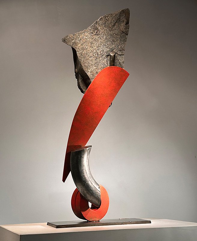 John Van Alstine Sculpture | "Pointe (kyklos III)", 2023
