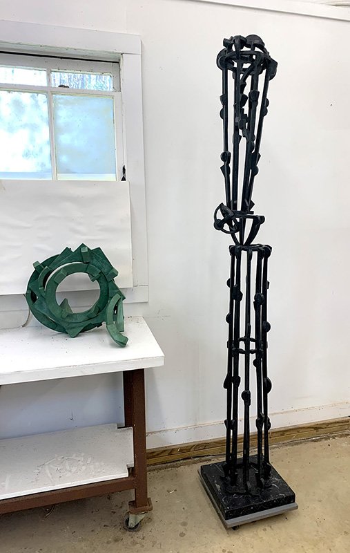 Joel Perlman Sculpture  |  "Black Tower", 2010 (Copy)